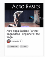 Acroyoga Card with Optimized Images