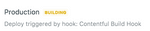 Contentful Webhook Build