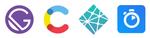 Gatsby, Contentful, Netlify, and Algolia logos