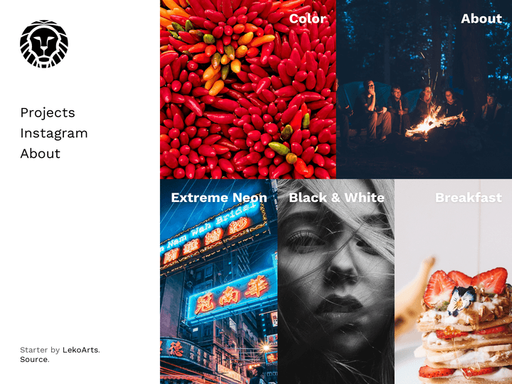 Screenshot of gatsby-starter-portfolio-jodie